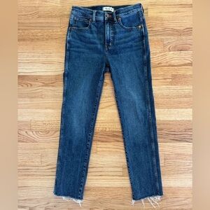 Madewell Mid-rise Stovepipe Cut-off Skinny Jeans